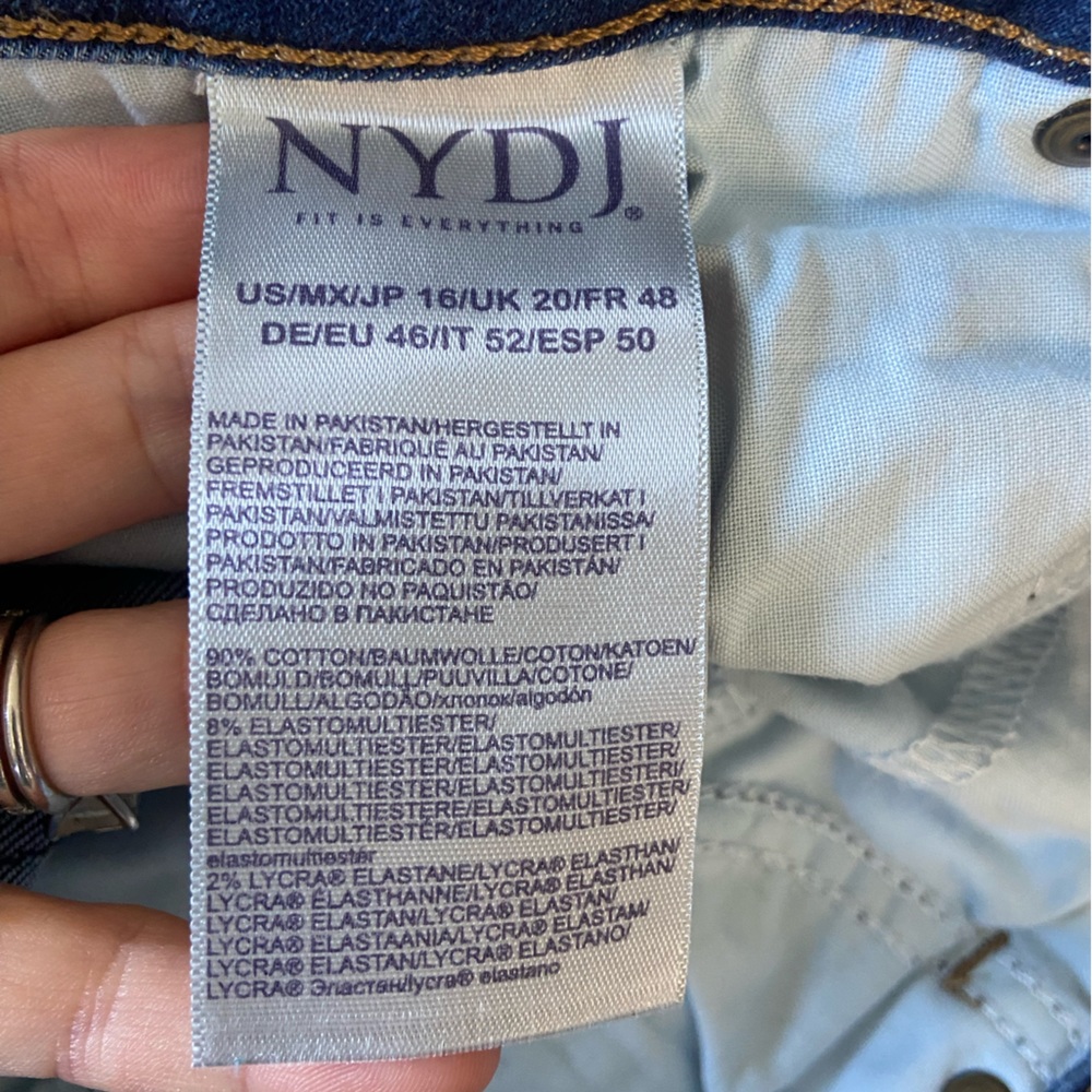 🛑SOLD NYDJ Not Your Daughter’s Jeans Marilyn Straight Leg Jean in Quinn Wash - Picture 8 of 8